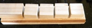 Wood Birdhouse Base Feet
