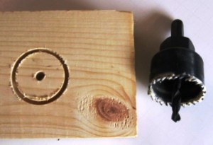 Hole Drilled Halfway