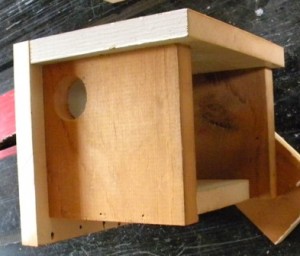 Wren Birdhouse Top Mounted Wren Birdhouse Top Mounted