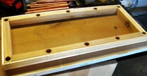 Bird Feeder Base Drilled with Holes