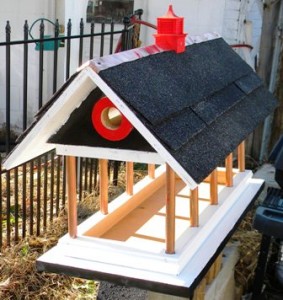 Finished Platform Bird Feeder