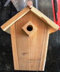 Wooden Birdhouse Finished